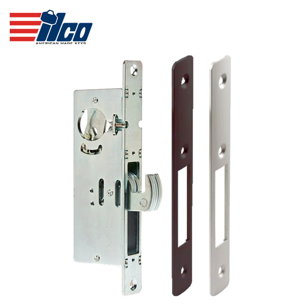 ILCO – Deadbolt Mortise Lock Body – Hookbolt – NH – Clear/Dark Bronze Faceplates
