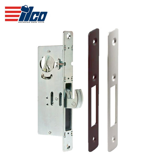 ILCO – Deadbolt Mortise Lock Body – Hookbolt – NH – Clear/Dark Bronze Faceplates