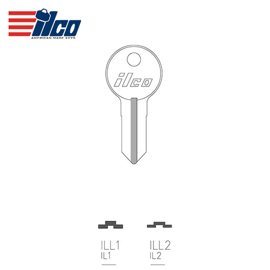 ILCO – ILL2 Illinois Key Blank
