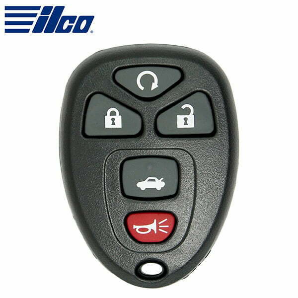 ILCO Look-Alike™ 2004-2010 GM / 5-Button Keyless Entry Remote / PN: 22733524 / KOBGT04A (RKE-GM-5B1)