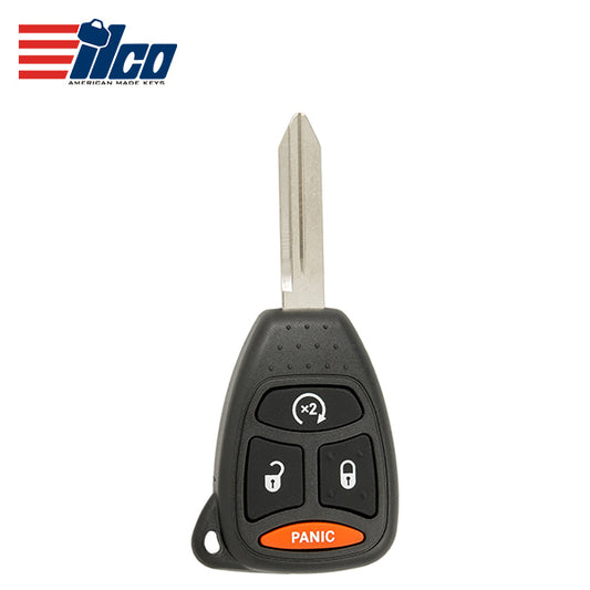 ILCO Look-Alike™ 2007-2009 Chrysler/ 4-Button Remote Head Key / FCC ID: KOBDT04A (RHK-CHRY-4B3)