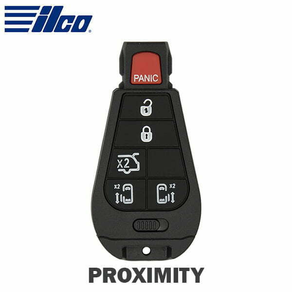 ILCO Look-Alike™ 2008-2019 Dodge / Chrysler / 6-Button Fobik Key W/ Proximity / IYZ-C01C (POD-LAL-6B4)