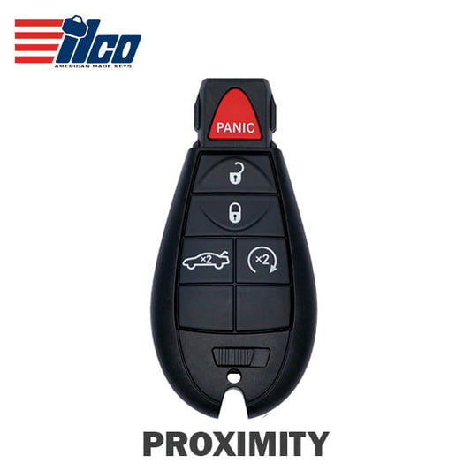 ILCO Look-Alike™ 2009-2014 Dodge / Chrysler / 5-Button Fobik Key W/ Proximity / IYZ-C01C (POD-LAL-5B9)