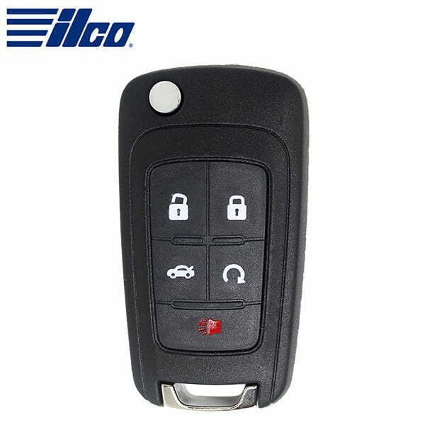 ILCO Look-Alike™ 2010-2021 GM / 5-Button Flip Key / FCC ID: OHT01060512 (FLIP-GM-5B2HS)