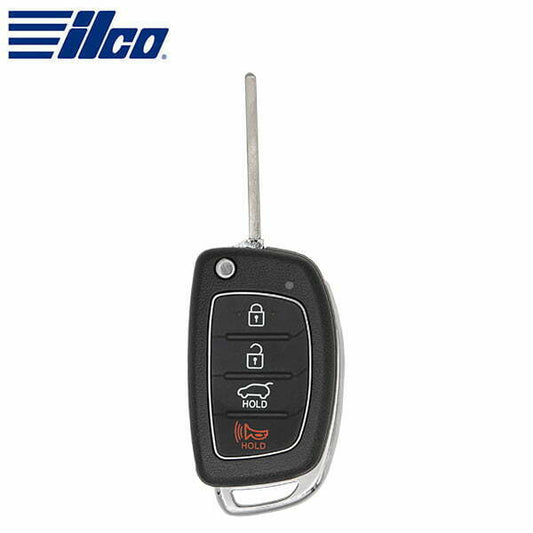 ILCO Look-Alike™ 2013-2016 Hyundai Santa Fe / 4-Button Flip Key / PN: 95430-4Z100 / FCC ID: TQ8-RKE-3F04 / CHIP: 4D60 (FLIP-HYUN-4B3)