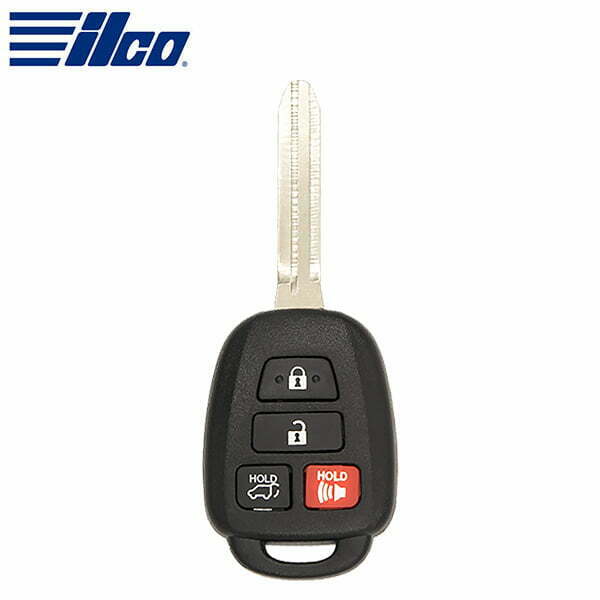 ILCO Look-Alike™ 2013-2018 Toyota RAV4 / 4-Button Remote Head Key / FCC ID: HYQ12BDM (RHK-TOY-4BH3)