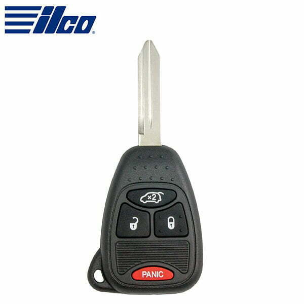 ILCO Look-Alike™ 2005-2018 Chrysler 4-Button Remote Head Key / FCC ID: OHT692713AA, OHT692427AA (RHK-CHRY-4B1)