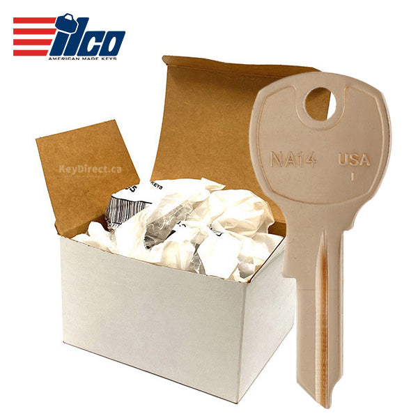 ILCO – NA14-BR National Key Blank / 250 Pack