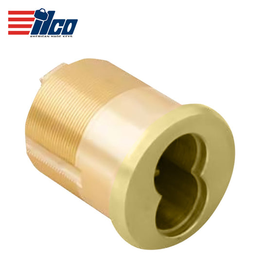 ILCO – R28107-3-04 -1 3/8″ Thin Head Mortise IC Core Housing – Satin Brass
