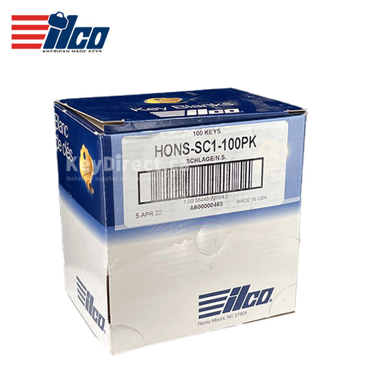 ILCO – SC1 HONS Large Head Key Blank / 100 Pack