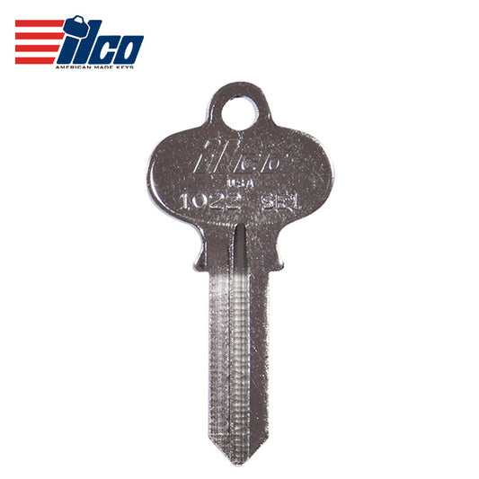 ILCO – SE1-NP Segal Key Blank / Nickel Plate