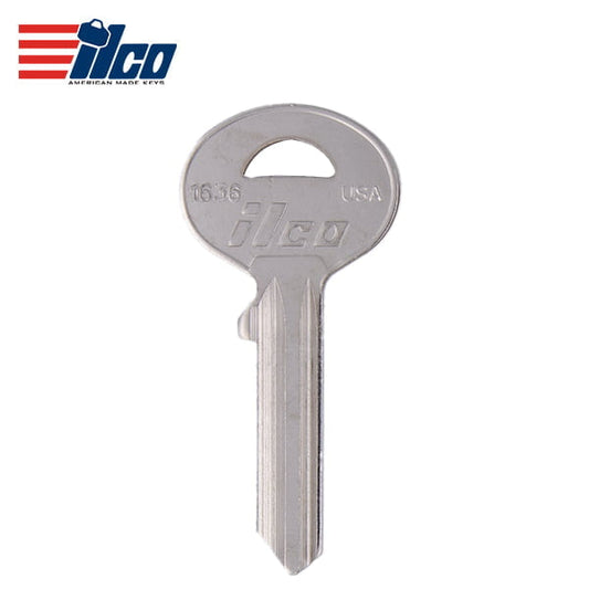 ILCO – Sun/Wilson/McGunn Safes / 1636 Metal Key Blank