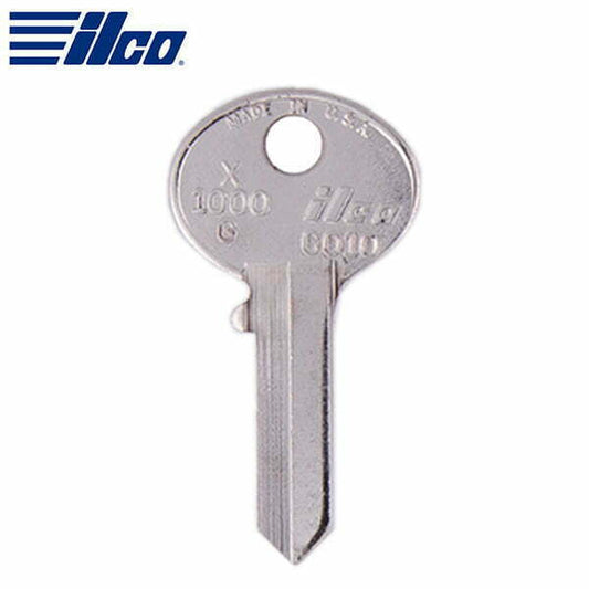 ILCO – X1000G-CO10 Key Blank for Corbin Cabinet