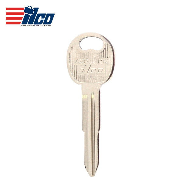 ILCO – X232 HY12 / Hyundai Kia Metal Key Blank