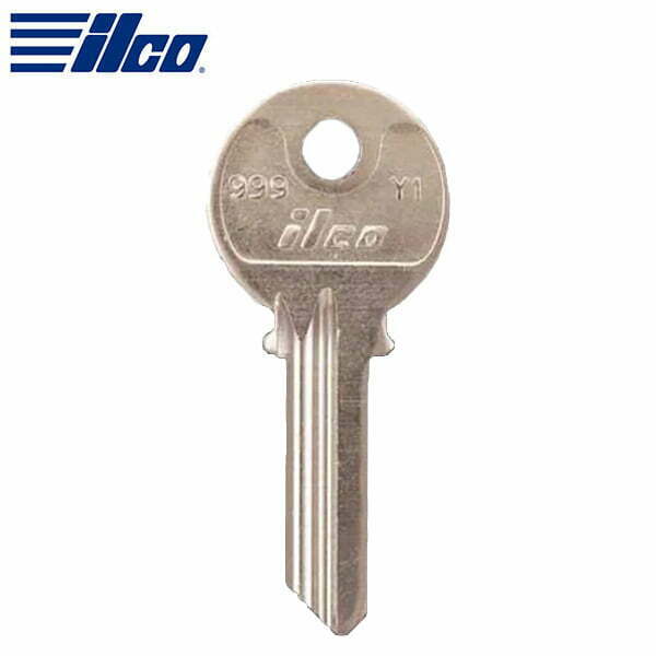 ILCO Y1 – 999 Key Blank / Yale Keyway / Nickel Plate (Y1-999)