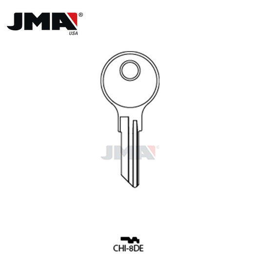 JMA – AP3 Chicago Cabinet Metal Blank Key / CHI-8DE