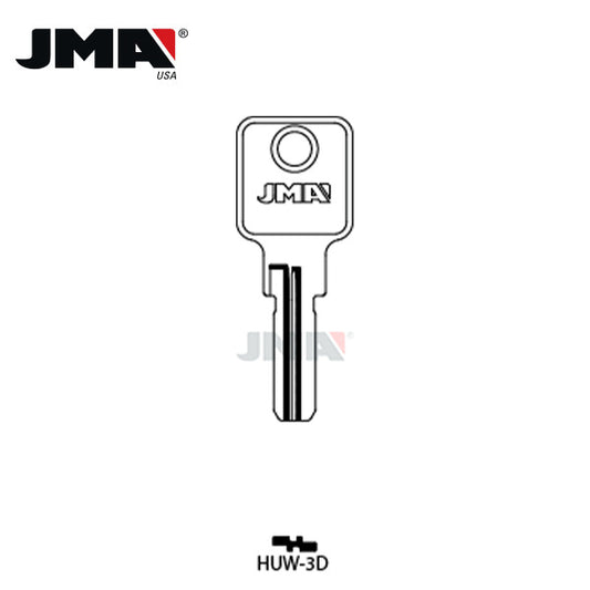 JMA – HUW-3D Huwil Metal Blank Key
