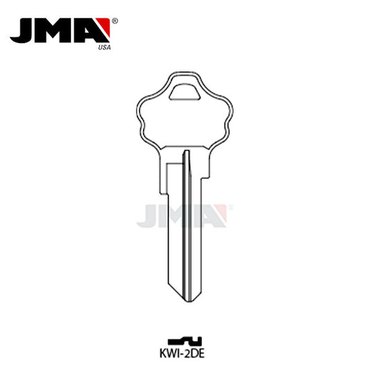 JMA – KW10BR Metal Key Blank For Kwikset / KWI-2DE
