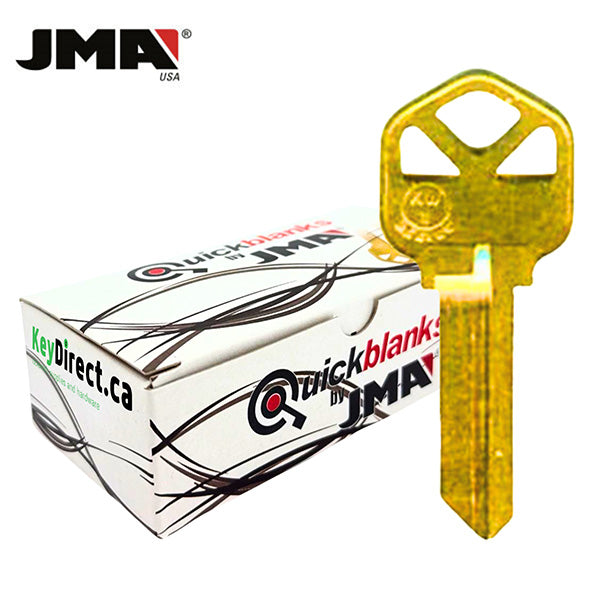 JMA – KW1BR Metal Key Blank For Kwikset / KWI-1KE / 50 Pack