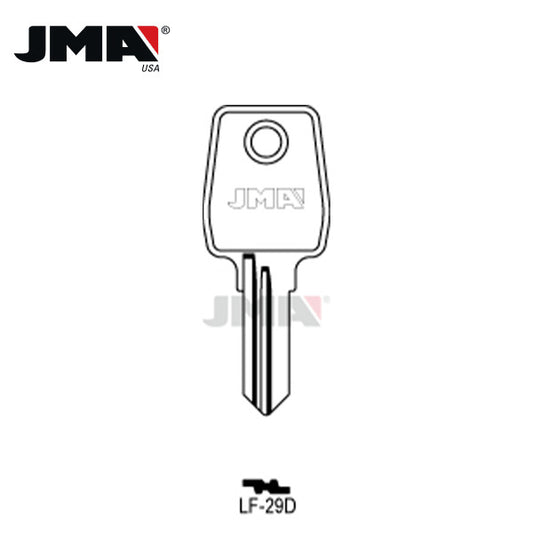 JMA – LF-29D Lowe & Fletcher Metal Blank Key