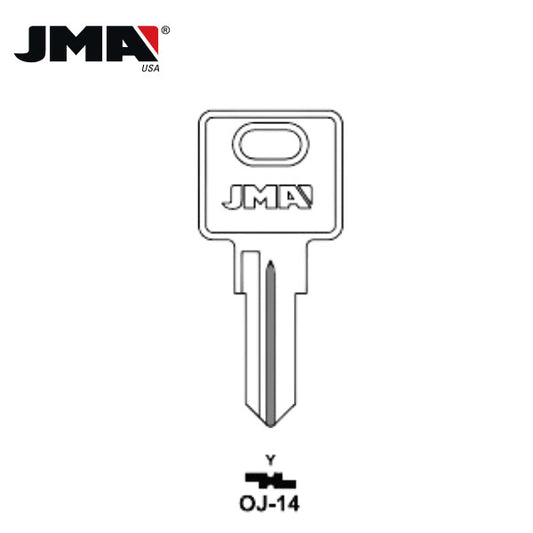 JMA – OJ12R Ojmar Metal Blank Key / OJ-14