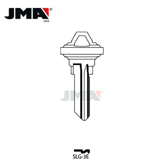 JMA – SC1BR Schlage Metal Blank Key / SLG-3E