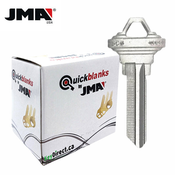 JMA – SC4NP Metal Key Blank For Schlage / Nickel Plate / SLG-4E / 250 Pack