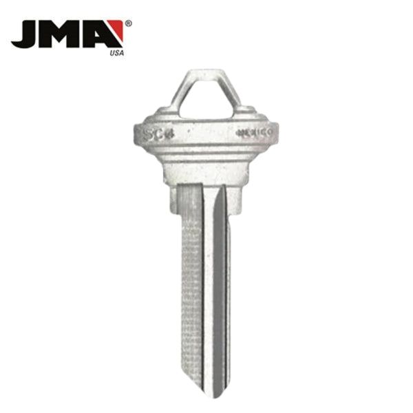 JMA – SC4NP Metal Key Blank For Schlage / Nickel Plate / SLG-4E