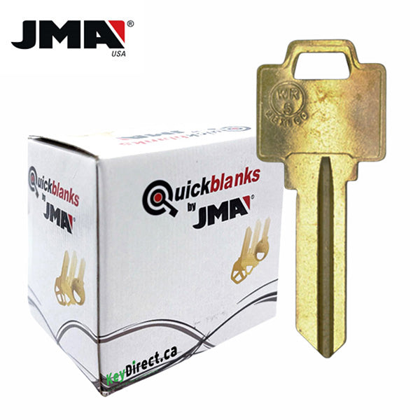 JMA – WR5 N1054WB – 5-Pin Weiser Key Blank / Brass / WEI-3E / WR5BR / 250 Pack