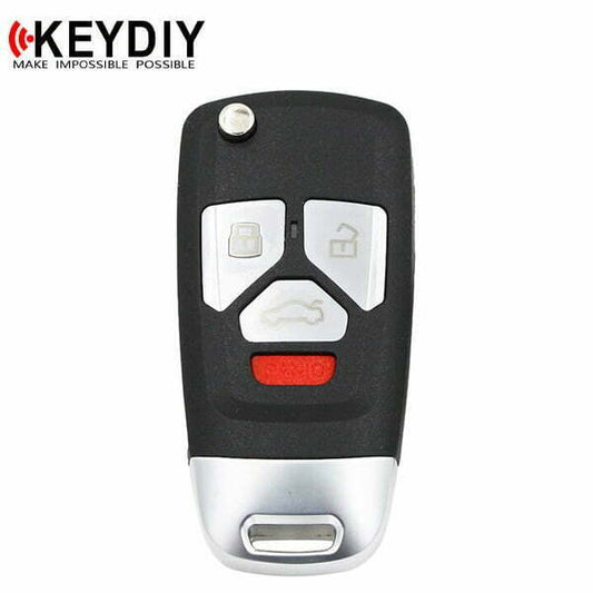 KEYDIY – Audi Style / 4-Button Universal Flip Key Remote (KD-B27-4)