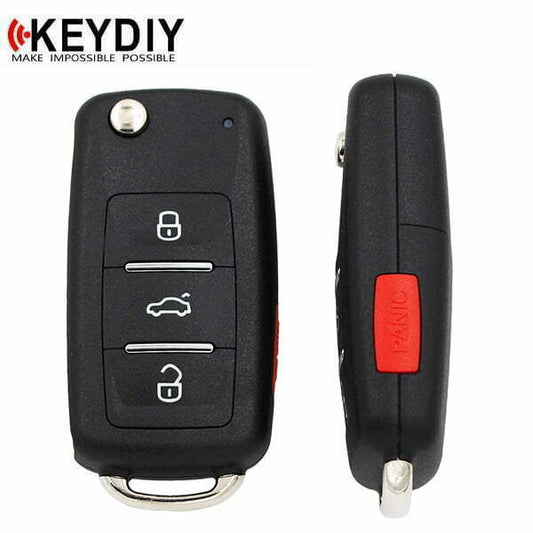 KEYDIY – Audi Style / 4-Button Universal Flip Key Remote (B08-4)