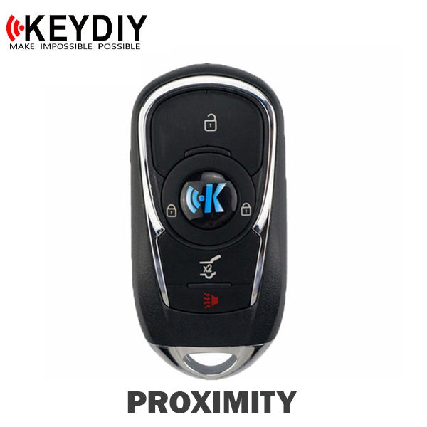 KEYDIY – Buick Style 4-Button Universal Smart Key w/ Proximity Function (KD-ZB22-4)