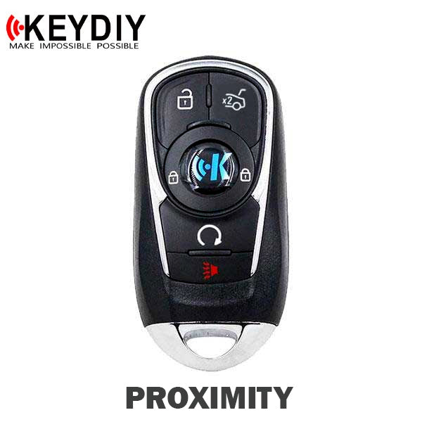 KEYDIY – Buick Style 5-Button Universal Smart Key w/ Proximity Function (KD-ZB22-5)