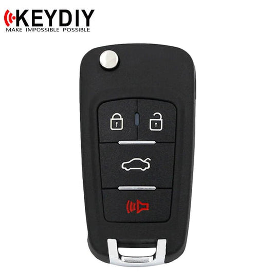 KEYDIY – Chevrolet Style / 4-Button Universal Flip Key Remote (KD-B18-4)