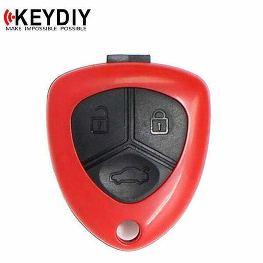 KEYDIY – Ferrari Style / 4-Button Universal Flip Key Blank (KD-B17)