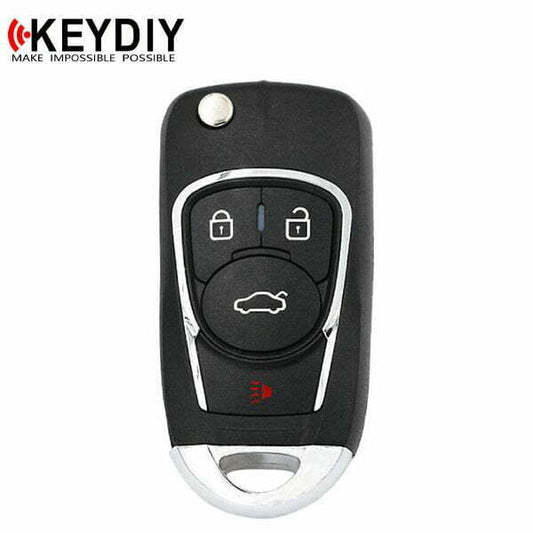 KEYDIY – GM Style / 4-Button Universal Flip Key Blank (KD-B22-4)