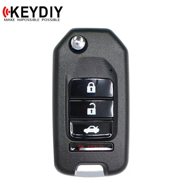 KEYDIY – Honda Style / 4-Button Universal Flip Key Remote (KD-B10-3+1)