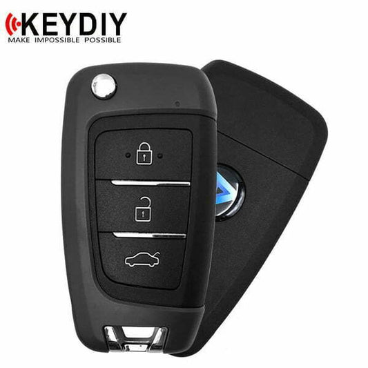 KEYDIY – Hyundai Style / 3-Button Universal Flip Key w/ Integrated Chip (KD-NB25)