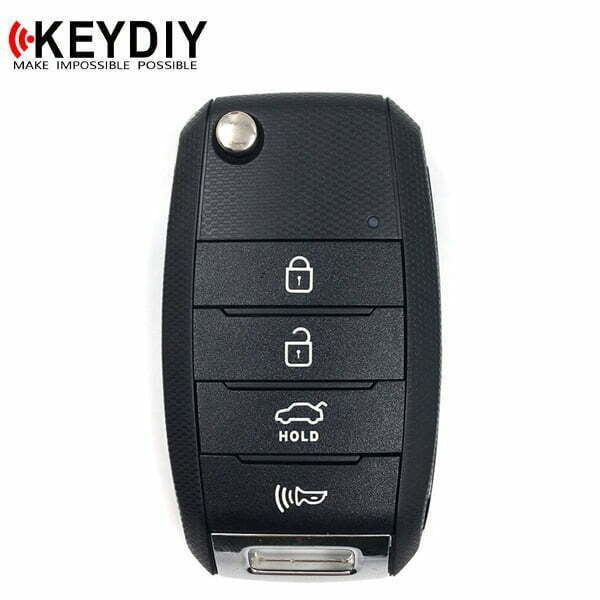 KEYDIY – Kia Style / 4-Button Universal Flip Key Remote (KD-B19-4)
