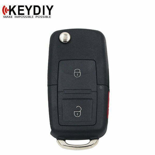 KEYDIY – VW Style / 3-Button Universal Flip Key Remote (B01-2+1)