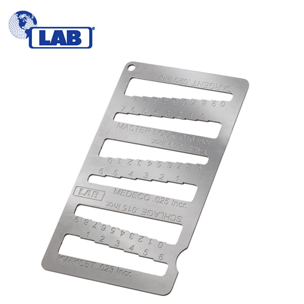 LAB – 6-N-1 Stainless Key Gauge / LKG002