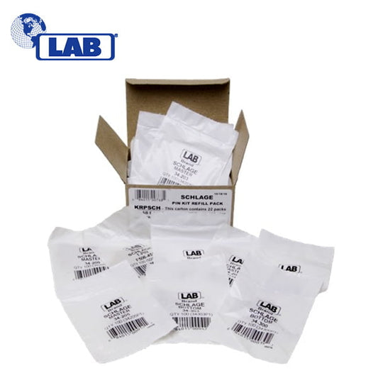 LAB – Kit Refill Pack for LAB Brand Schlage Kits (22 Packs) / KRPSCH