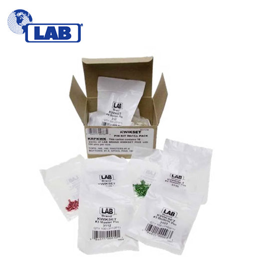 LAB – KRPKWK Kit Refill Pack for LAB Brand Kwikset Kits (16 Packs)