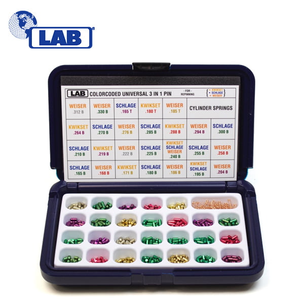 LAB – Universal Mini DUR-X Rekeying Kit (Kwikset, Schlage & Weiser) / LMD3N1