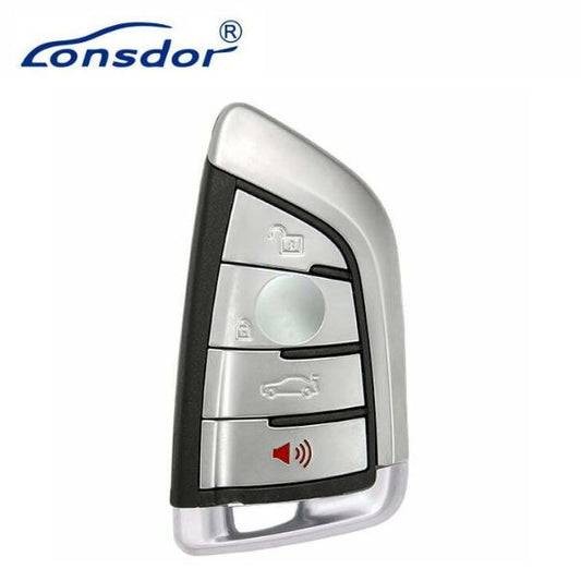 Lonsdor – BM3S-01 – BMW Style – 4-Button Universal Smart Key – Adjustable Frequency (Aftermarket)