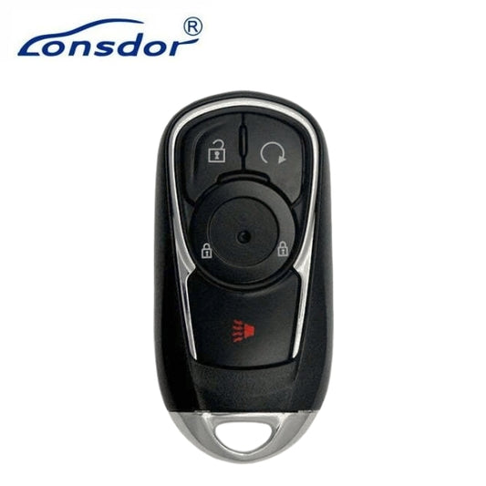 Lonsdor – BU30-02 Buick Style – 4-Button Universal Smart Key – ID46+ID49+1D4A – Adjustable Frequency (Aftermarket)