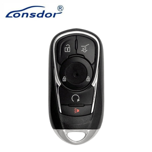 Lonsdor – BU30-03 Buick Style – 5-Button Universal Smart Key – ID46+ID49+1D4A – Adjustable Frequency (Aftermarket)
