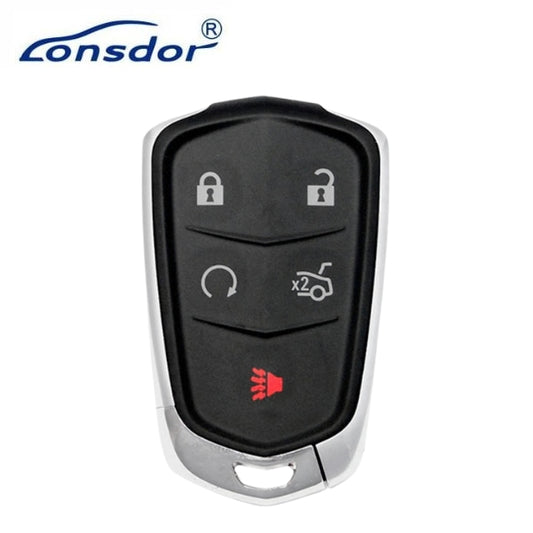 Lonsdor – CD30-02 Cadillac Style – 5-Button Universal Smart Key – ID46+ID49+1D4A – Adjustable Frequency (Aftermarket)