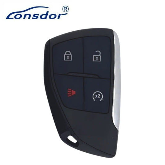 Lonsdor – CL30-21 Chevrolet Style – 4-Button Universal Smart Key – ID46+ID49+1D4A – Adjustable Frequency (Aftermarket)