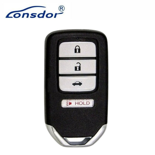 Lonsdor – HD30-05 Honda Style – 4-Button Universal Smart Key – ID46+ID47+ID4A – Adjustable Frequency (Aftermarket)